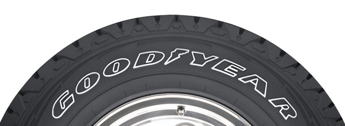 goodyear white letter tires